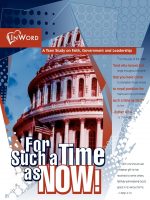 For Such a Time as Now! | Inword Resources